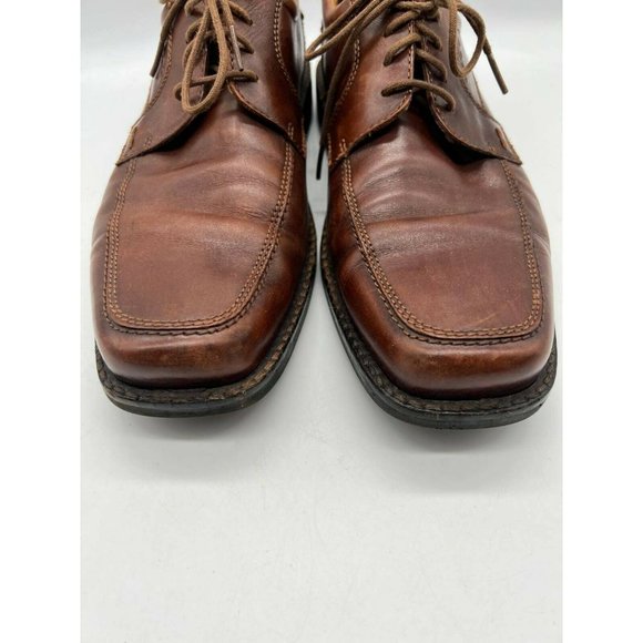 Ecco Mens Oxfords Shoes Brown Moc Toe Lace Up Low Top Leather 11 EUR 45 main image 7